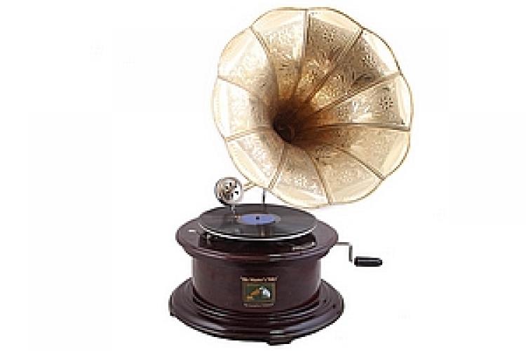Граммофон 14" круглый гладкий №61