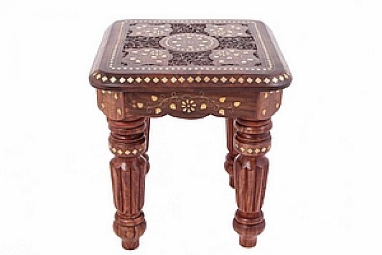 Стол-табурет (дерево) квадратный №172