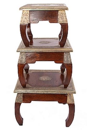 Стол набор из 3-х дерево №32