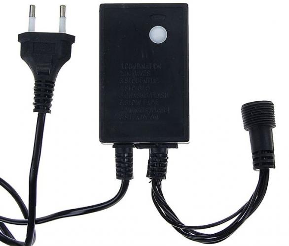 Контроллер для гирлянд УМС Световой дождь, до 8000 LED, Н.Т. 5W, 8 режимов