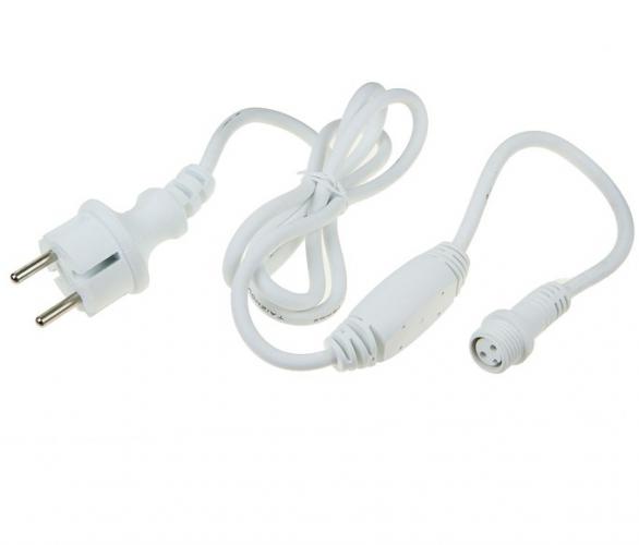 Комплект для подкл. гирлянд Занавес до 6000 LED, Н.Б. Каучук 2W, фикс Уценка