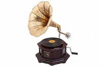 Граммофон 14" восмигранник гладкий №142