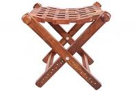 Табурет складной дачный (дерево) №125