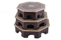 Стол набор из 3-х дерево №52